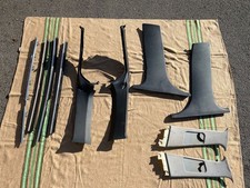 Original BMW E39 Säulenverkleidung A-B-C-Säule Abdeckung Grau Set