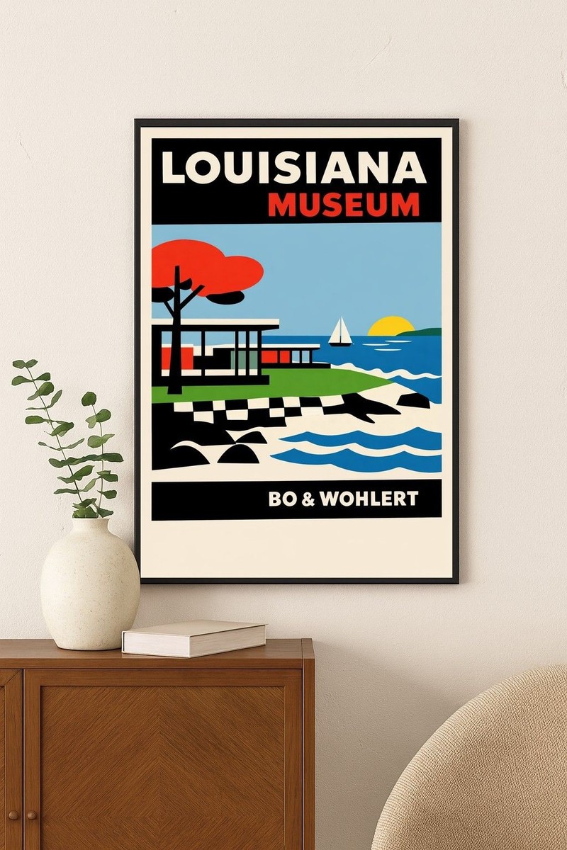 🌅 Louisiana Museum Poster - 24x36” - Premium Matte Paper 200gsm