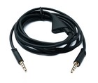 SYSTEM-S Audio Replacement Cable 2m Aux 3,5mm Jack With Volume Control