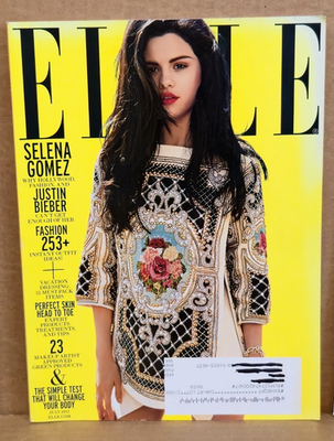 Lot of 2) ELLE Magazine July 2012 Selena Gomez, August 2012 Katie