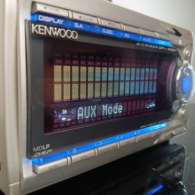 Kenwood DPX-630M 2DIN Car Audio CD MD DSP EQ Crossover Bluetooth