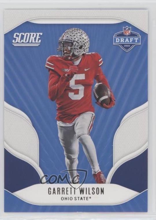 2022 Score NFL Draft Garrett Wilson #D8 0wa0
