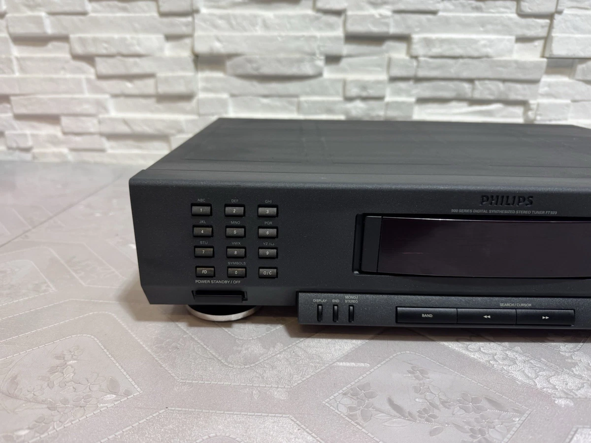 Philips FT 920 Sintetizador Sintonizador Radio Receptor 900 Serie Digital