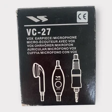 Standard Horizon VC-27 Vox Earpiece/ Microphone PPT **New**