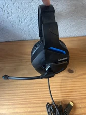 Binnune Gaming Headphones W/Mic Volume Control & Mute On Cord NICE!!!!