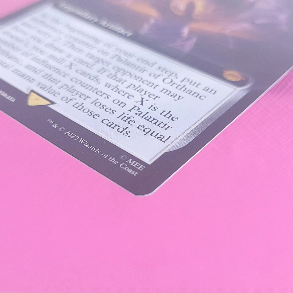 MTG LP Lord of the Rings Palantir of Orthanc Extended Art Magic The Gathering - Image 4 of 4