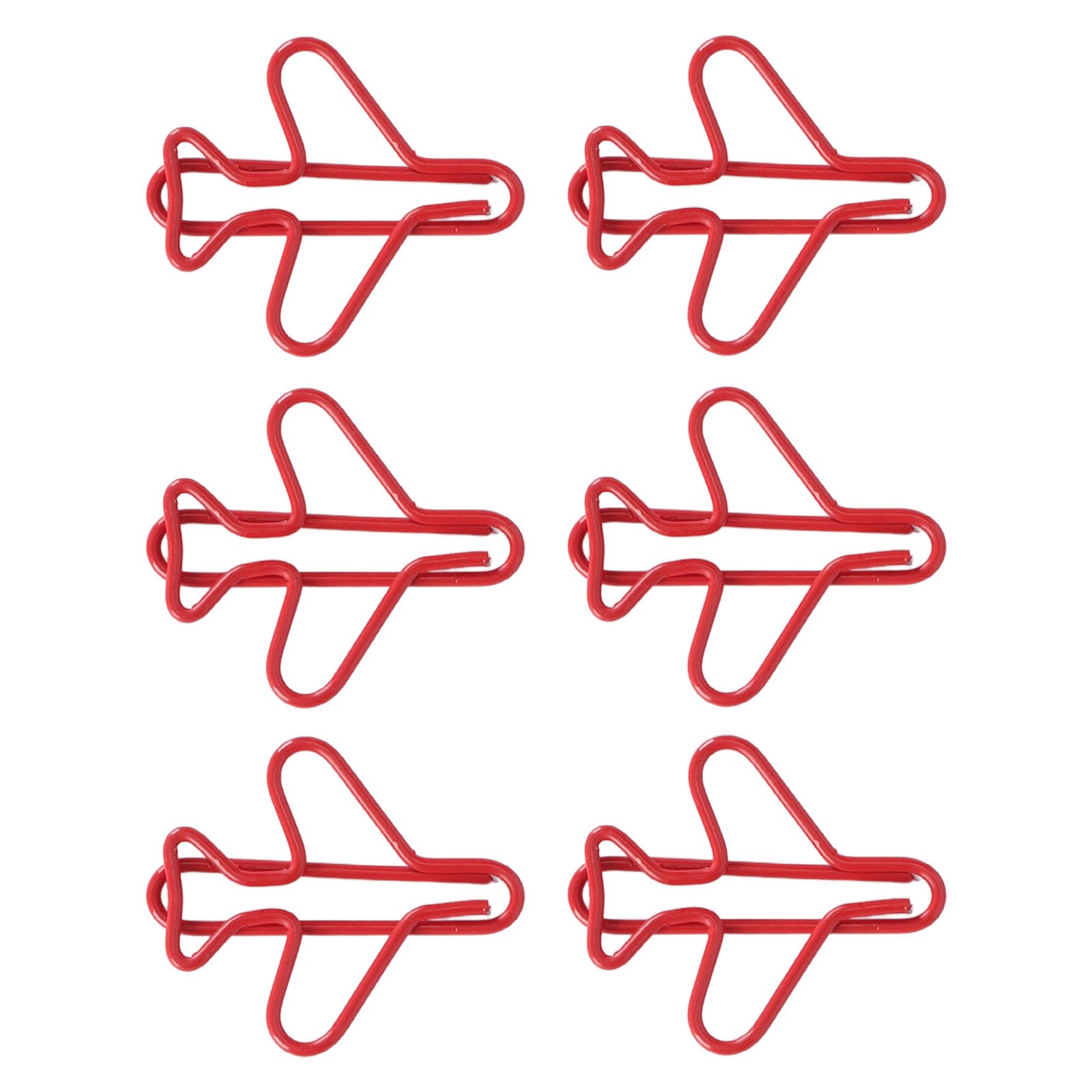 100 Cute Plane Shaped Paper Clips For Organization Recommended