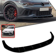 Frontlip Premium Tuning per VW GOLF 8 MK8 dal 2020 GTD, GTI, R LINE Nero Lucido