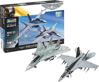 Revell-Germany Maverick's F/A-18E Super Hornet amp; F-14D Super Tomcat