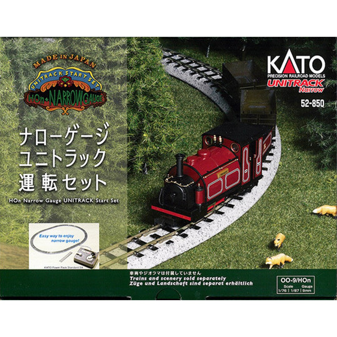 Kato 52-850 Unitrack Narrow-Gauge Oval Track Set w/ Power Pack