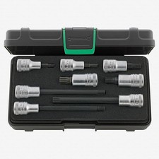 Stahlwille 3054X/54X/8 XZN Socket Set, 1/2" Drive, M8-M14, 8 Pieces