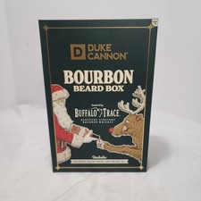 DUKE CANON x BUFFALO TRACE "Bourbon Beard Box" Beard Wash  Oil Gift Set - NEW