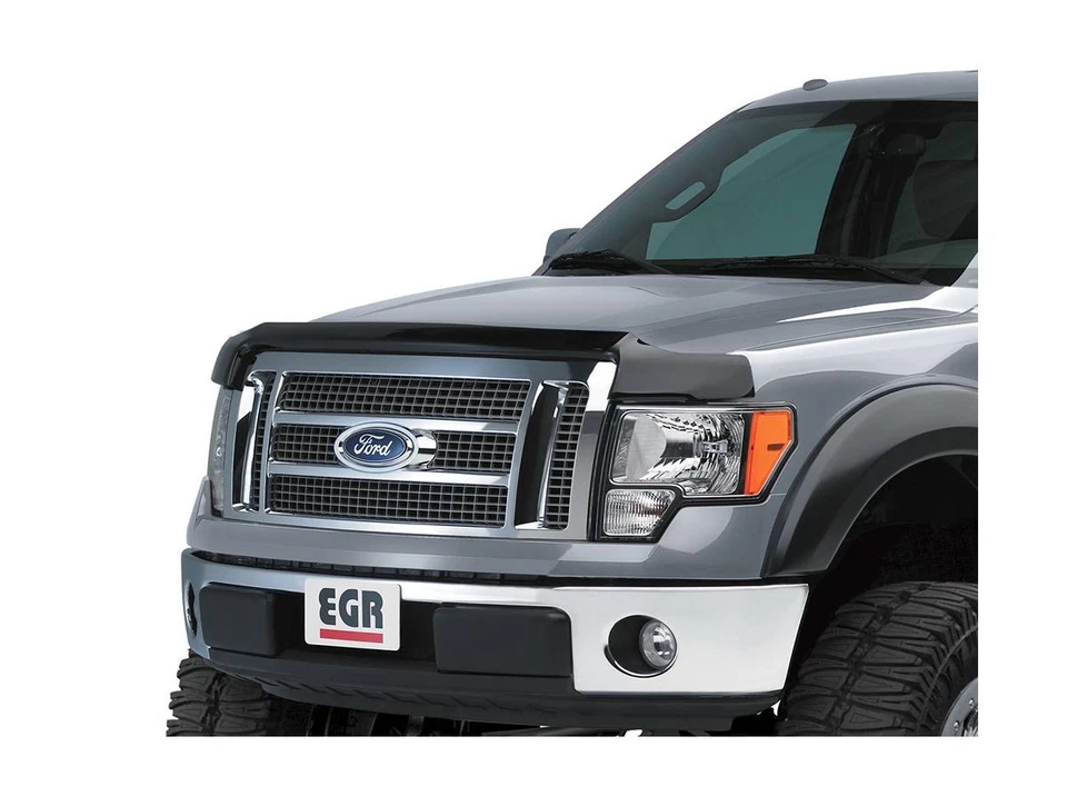 EGR Superguard Bug Shield Fits 2014-2019 GMC Sierra 1500, 2500, 3500 Dark Smoke Foto 2 de 4