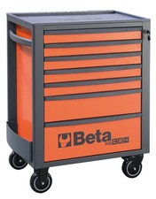 Beta RSC24 7 Drawer Mobile Roller Cab Tool Box in Orange - RSC24/7-FO