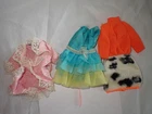 New Listing3 Vintage Barbie Doll Dresses Robe