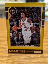 Panini 2024-25 NBA Hoops Julian Strawther #174 Denver Nuggets Trading Card