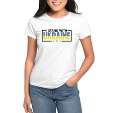 CafePress I Stand With Ukraine T Shirt Women's T-Shirt 908046616