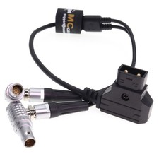 D-tap to Two 0B 7 Pin Male Power Cable for Nucleus-M Power Y Cable