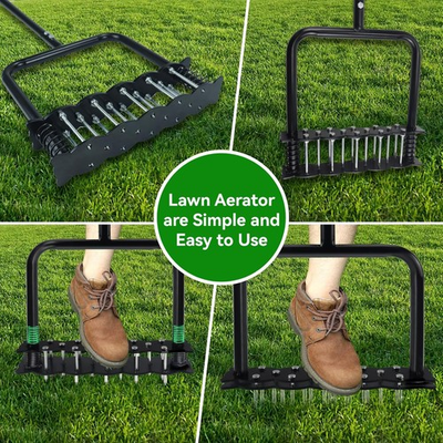 #ad Lawn Aerator Aerator Lawn Tool for Manual Weeding Pre Assembled Lawn Aerato... $22.30