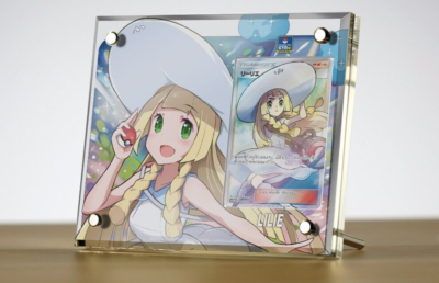 japanese pokemon card bricks Pokémon PTCG Japanese version リーリエ Lillie Exclusive Acrylica Brick Card  Display