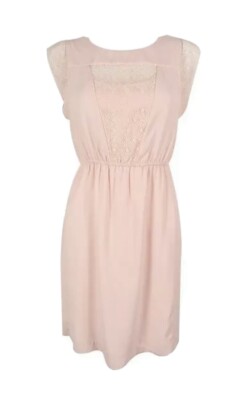 Maison Jules Lace Cap Sleeve Dress size XL Blush Pink Lace $89 | eBay Maison Jules Lace Cap Sleeve Dress size XL Blush Pink Lace $89 | eBay