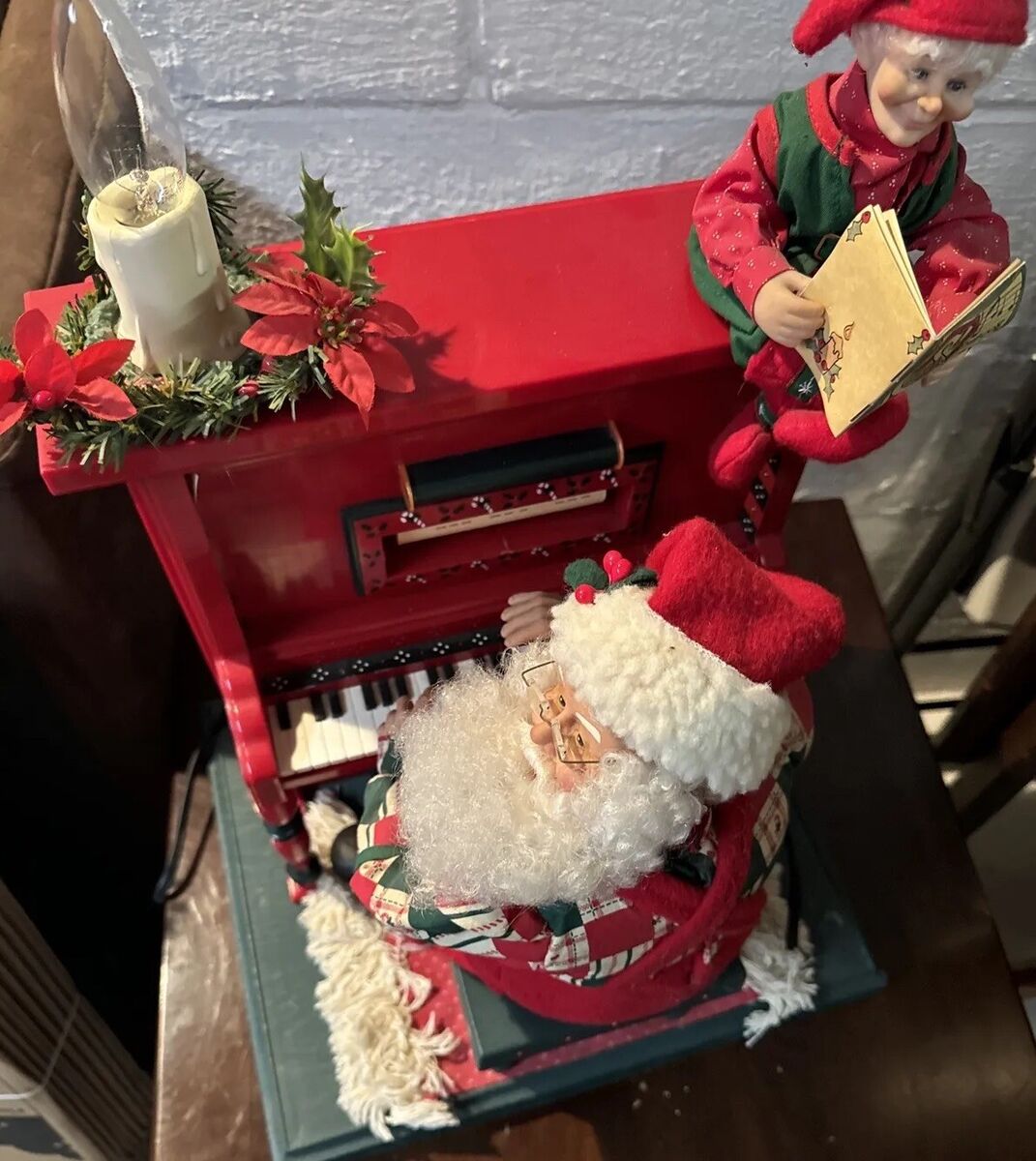 90s Animated Lighted Sing Along w/ Santa Claus Music Piano 90s Animated Lighted Sing Along w/ Santa Claus Music Piano