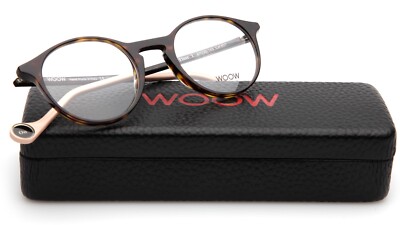 NEW WOOW On Time 1 Col 627 Havana EYEGLASSES FRAME 47-20-143 B40mm Italy