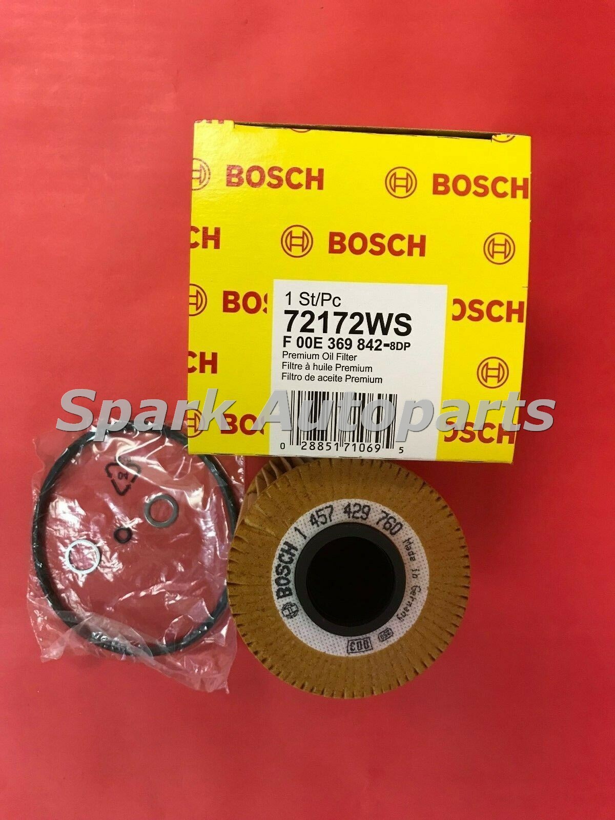 NEW OEM Engine Workshop Oil Filter BOSCH 72172WS FOR BMW  318i, 318is, 318ti