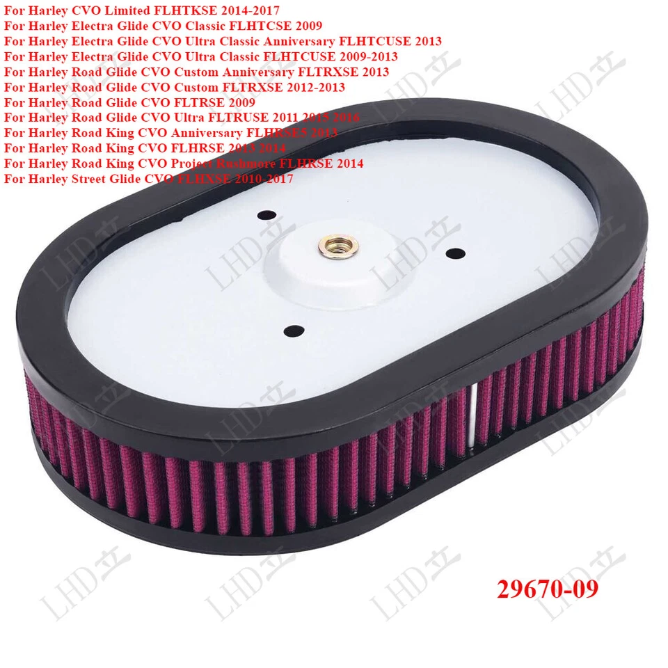 Воздушный фильтр для Harley Electra Glide CVO FLHTCUSE 09-13 Street Glide FLHXSE10-17 ~ - Изображение 3 из 4