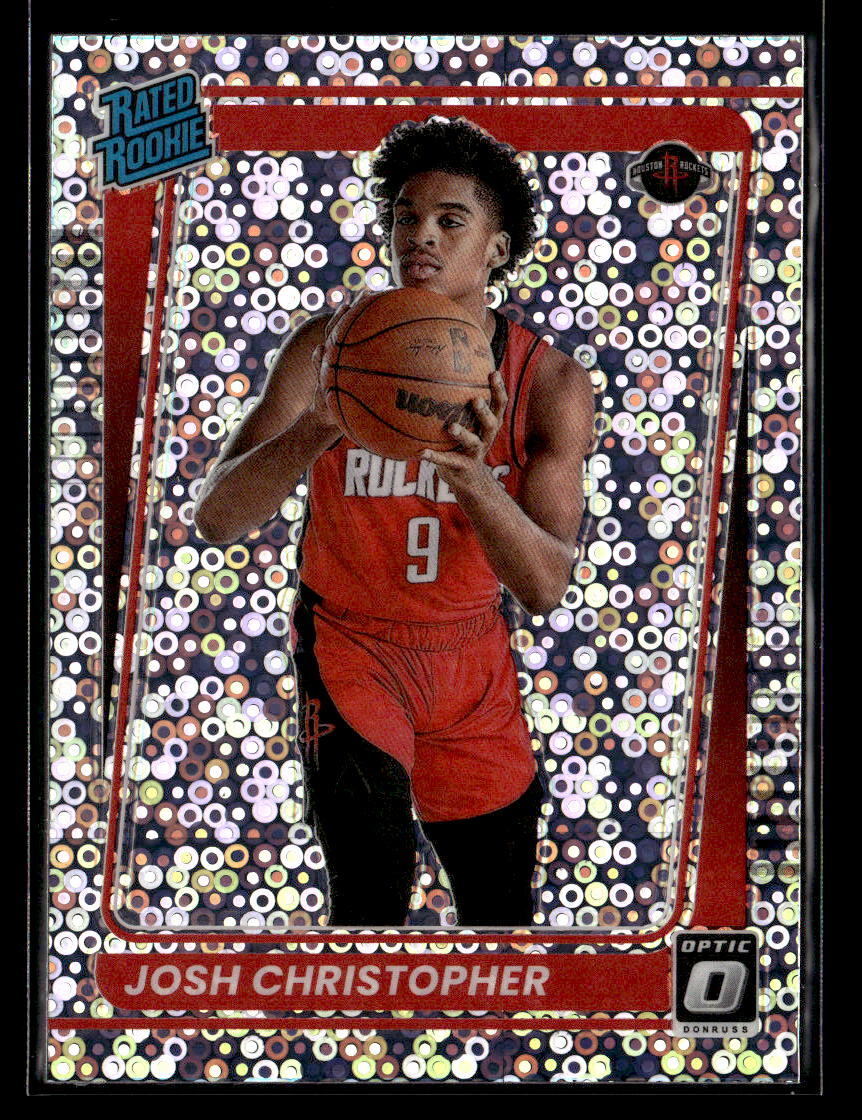 Josh Christopher 2021-22 Donruss Optic #200 Fast Break Holo Houston Rockets