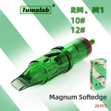 Safety Cartridge Needles Disposable Round Magnum Softedge Taper Textured Retro