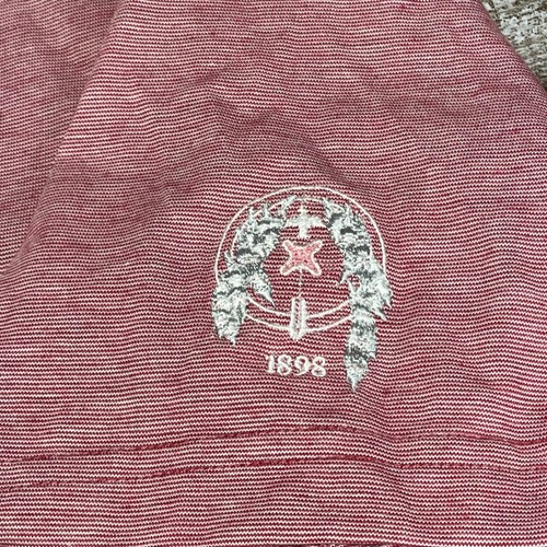 Travis Mathew Golf Polo Schläger Logo meliert rot Herren Größe Large - Bild 5 von 7