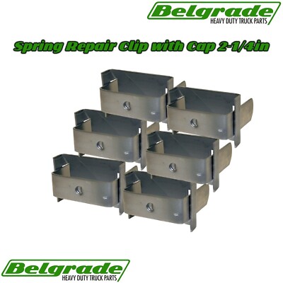 2 Clip Riparazione Balestra Con Cappuccio – 2-1/4in – BPI – Coppia (2 Pezzi)