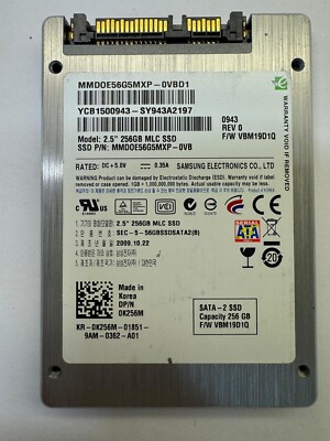 DELL K256M MLC MMD0E56G5MXP 256GB 3Gb/s SATA 2.5'' SSD