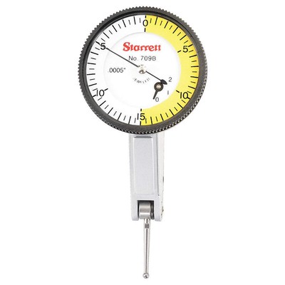 STARRETT 709BZ Dial Test Indicator,Hori,0 to 0.060 In 6NAZ7