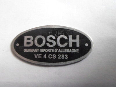 Typenschild Schild Bosch Verteiler Lima B 142AL S19  Porsche 356 vw Käfer s20 