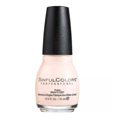 SINFUL COLORS Professional Nail Polish 300 EASY GOING Light Beige Cream Color