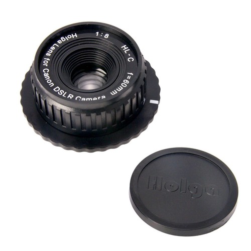 HOLGA Lens 60mm f/8 for Canon EOS DSLR Camera Photography Photo US