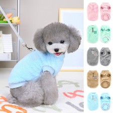 Pet Dog Cat Clothes Warm Fleece Sweater Vest Winter Puppy T-shirt Coat Chihuahua