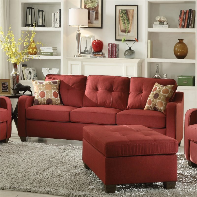 ACME Cleavon II Sofa in Red