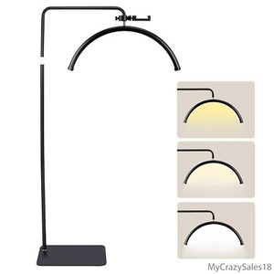 Dimmable LED Floor Lamp Lash Light, Black