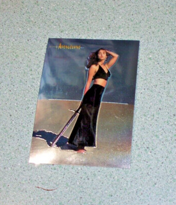 1996 MAXIMUM PRESS AVENGELYNE CHROMIUM EMBOSSED CHASE CARD #E7 CATHY CHRISTIAN