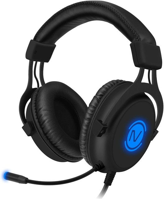 BENGOO V4 Gaming Headset Noise Cancelling Mic Over Ear Headphones. Blue eBay