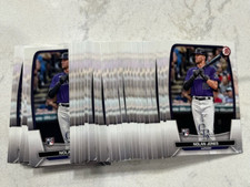 Lot (52) NOLAN JONES Rockies 2023 Bowman Baseball base rookie card #74