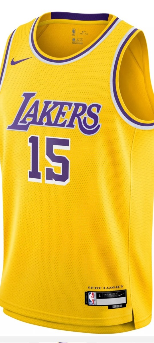 NWT Austin Reaves Lakers #l5 Nike Swingman Jersey Size Youth Small
