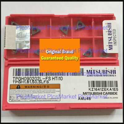 10PCS / BOX MITSUBISHI TPGH090202L-FS HTI10 TPGH1.81.50.5LFS Carbide Insert New