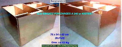 ALU Rahmen Einsatz ZARGES A20 Behälter Kiste Box Ausland Transport Camping Tisch - Bild 1 von 2