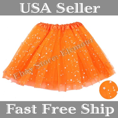 Girls tutu Ballet Dance Wear Costume Party skirt Kids Skirt STAR TUTU - Picture 33 of 38