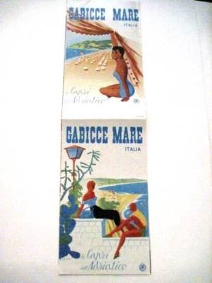 Gorgeous 1960 Italian Travel Brochure ''Gabicce Mare'' la Capri & dell'Adriatio *