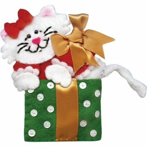 Design Works Ho Ho Santa Christmas Ornament - Plastic Canvas Kit 568